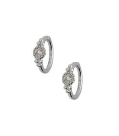 Boucles D'Oreilles Sunny Bubbles En Or Blanc