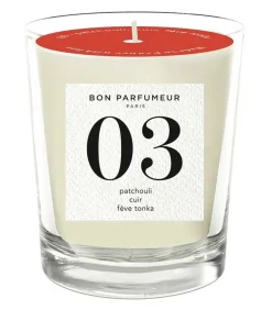 Bougie Parfumee 03 Patchouli, Cuir Et Feves De Tonka