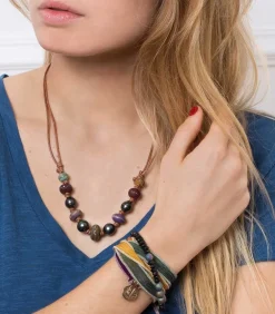 Bracelet A Nouer Le Petit Fred Soie Et Bronze