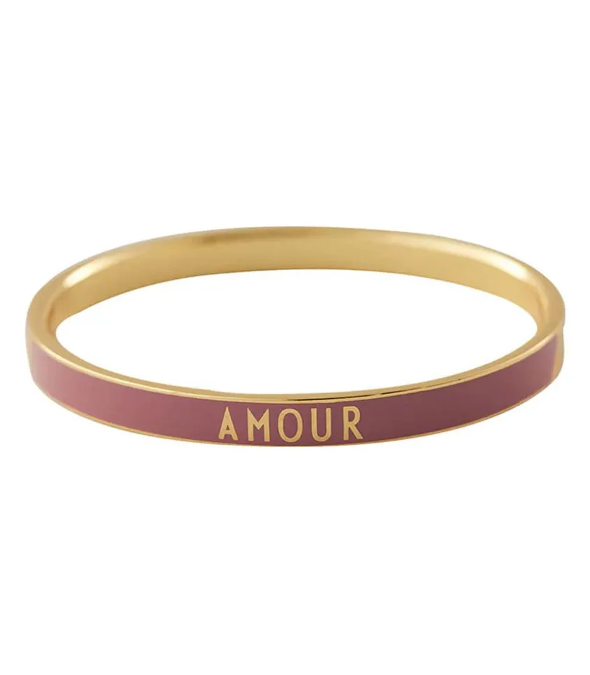 Bracelet Candy Word Amour Dark Pink