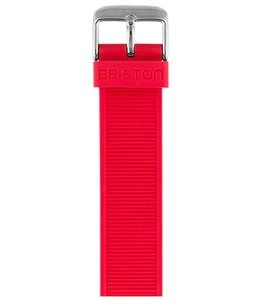 Bracelet De Montre Interchangeable En Silicone Rouge