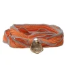 Bracelet En Soie A Nouer Et Charm Simplify En Bronze