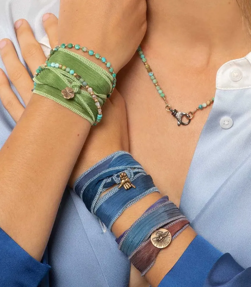 Bracelet Lentilles Turquoise X Jane De Boy