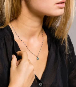 Bracelet Or Jaune Et Perles De Resine