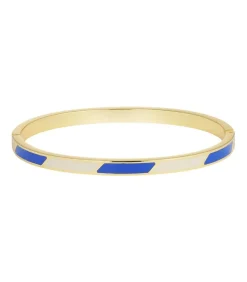 Bracelet Stripes Cobalt White