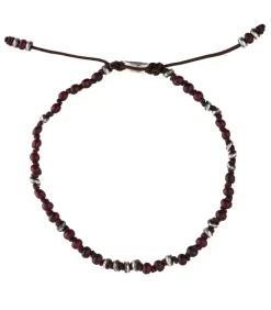 Bracelet Templar Jointed A Perles De Pierres Et D'Argent