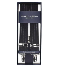 Bretelles Sutting 3 Clip Bleu A Rayures Blanches