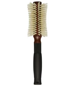 Brosse A Cheveux Pre-Incurvee Brushing 12 Rangs En Bois