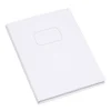 Cahier D'Ecriture Blanc En Toile De Coton