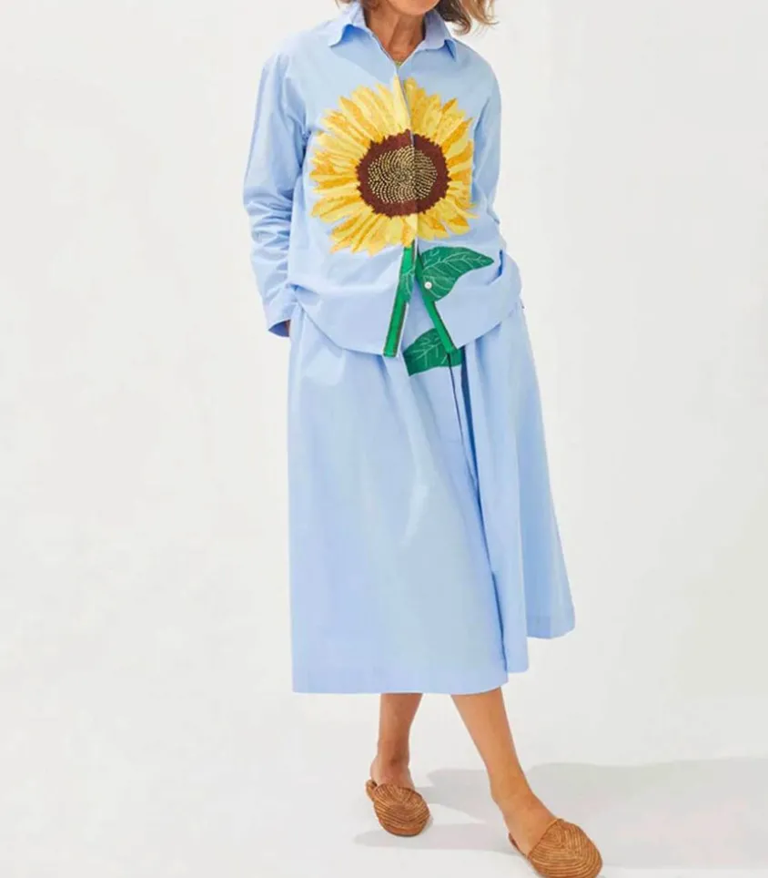 Chemise Alma Tournesol Ciel