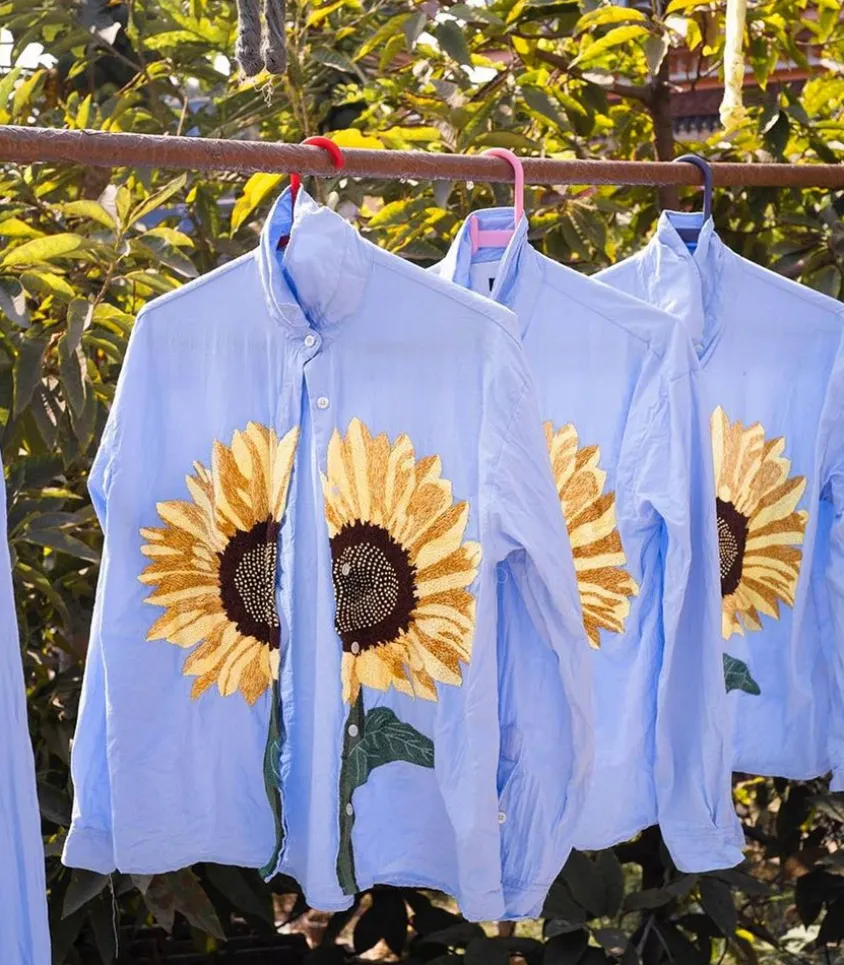 Chemise Alma Tournesol Ciel