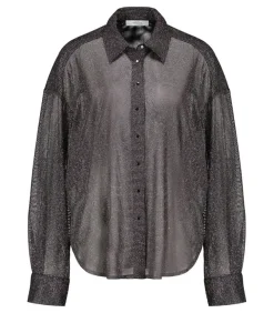 Chemise Disco Bijou Noir