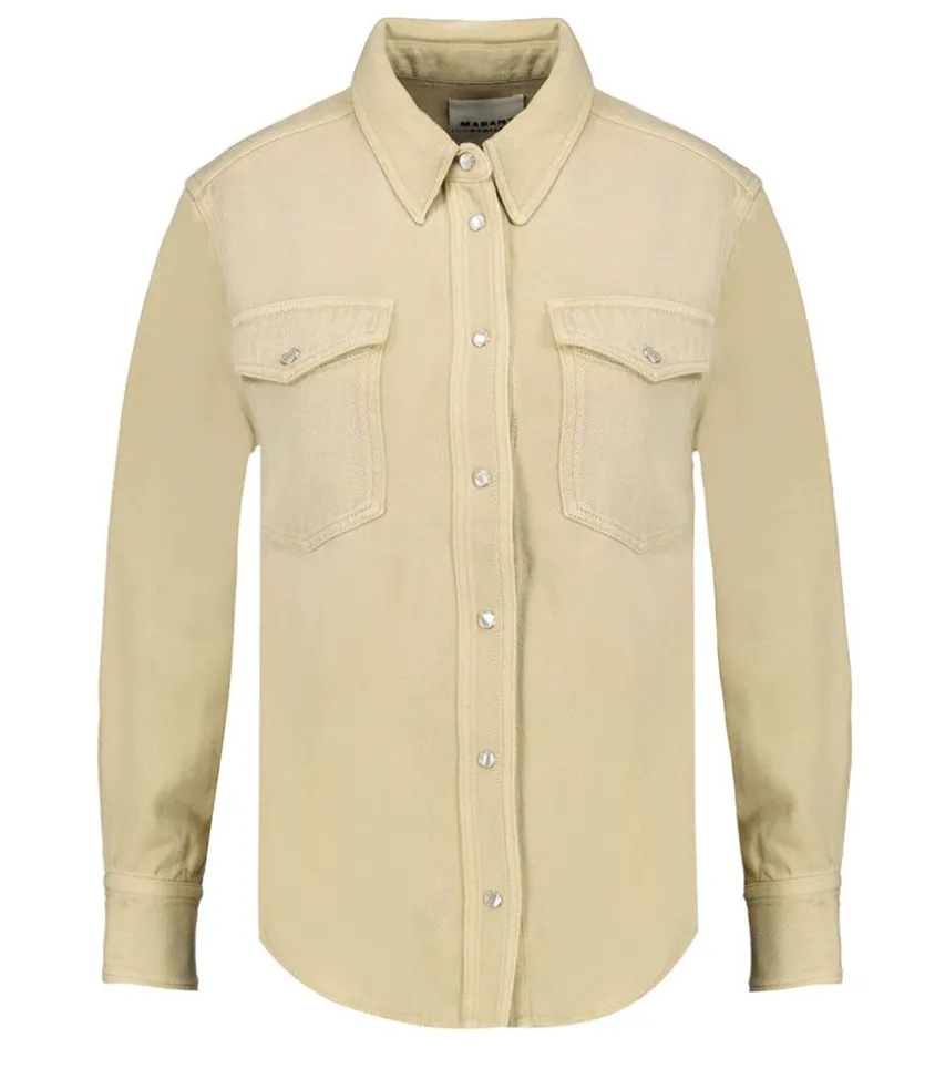 Chemise En Denim Tahis Ecru