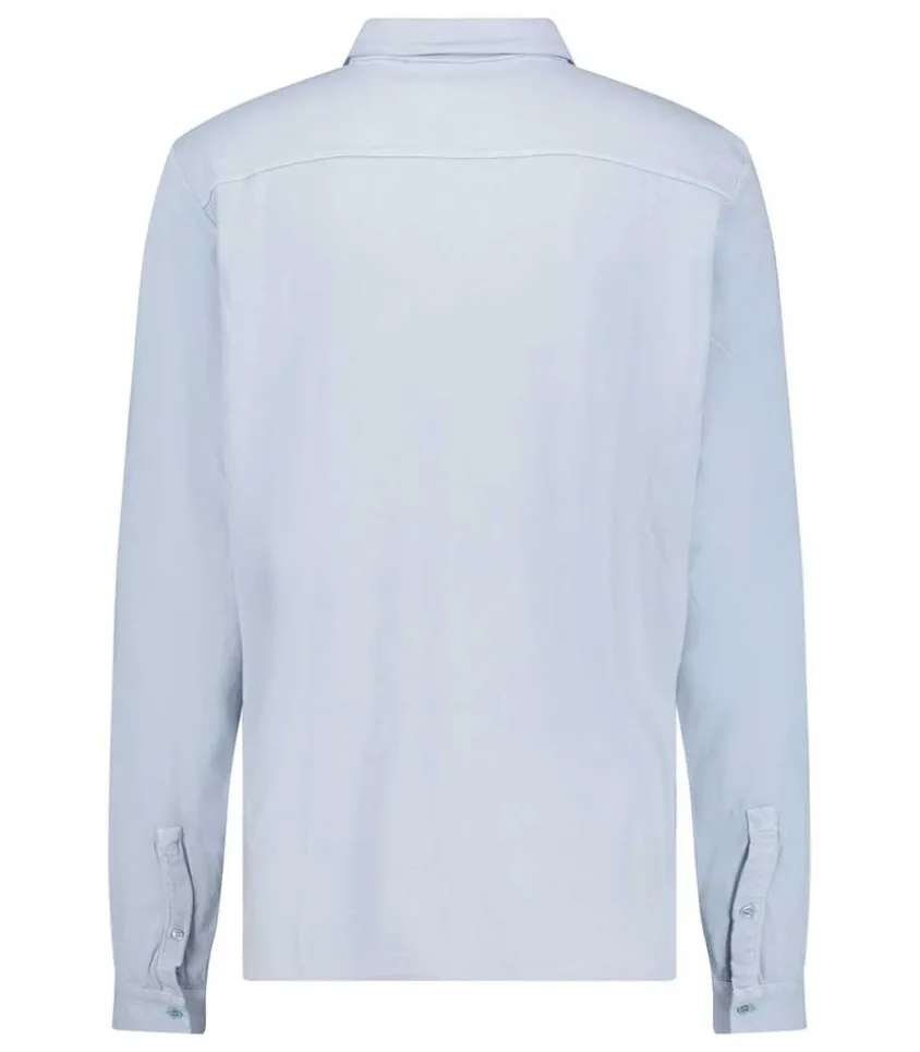 Chemise Homme A Manches Longues Bleu Grise