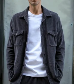 Chemise Homme Velours Cotele En Coton