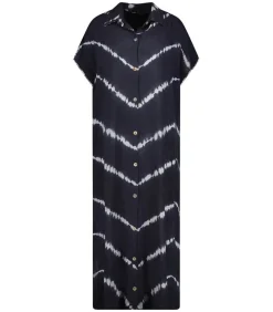 Chemise Longue Mykonos Bleu Nuit