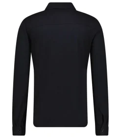 Chemise Manches Longues Homme Coton Et Cachemire Noir