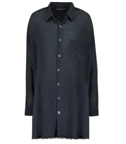Chemise Oversize Mykonos Bleu Nuit