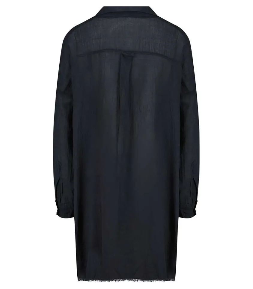 Chemise Oversize Mykonos Bleu Nuit