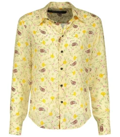 Chemise Paisley En Soie