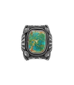 Chevaliere Gravee Turquoise Arizona