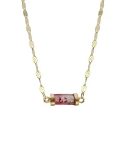 Collier Bess Tourmaline Rose