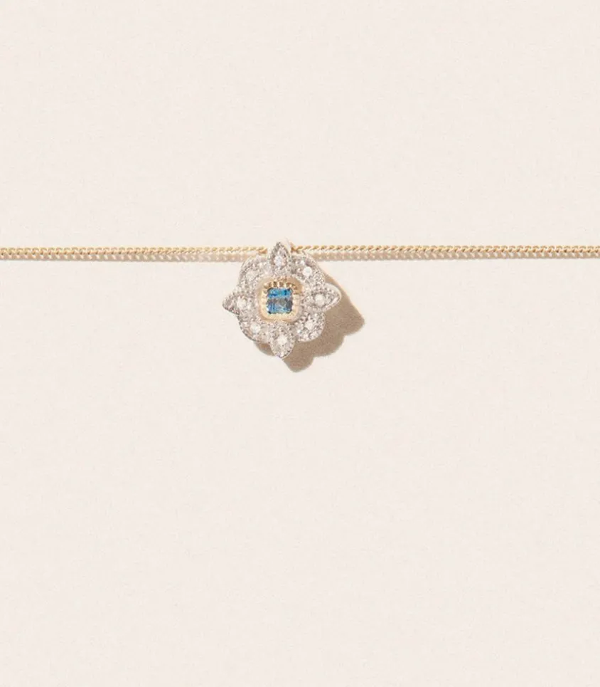Collier Bettina London Blue Topaz
