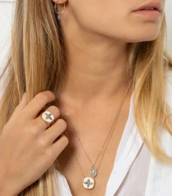 Collier Bowie Blanc Et Diamants