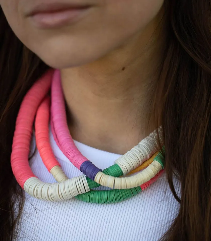 Collier Tahiti Rose X Jane De Boy