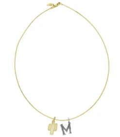 Collier Tour De Cou Lettre Cactus