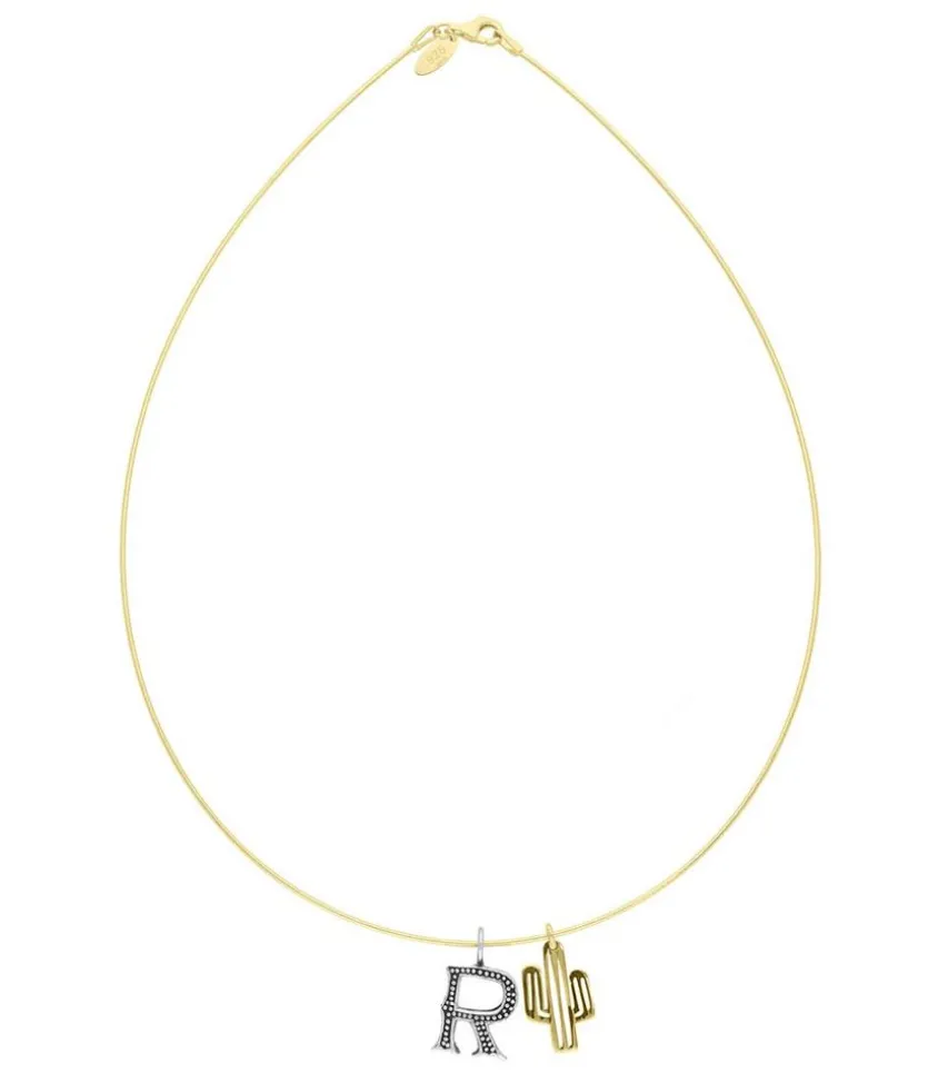Collier Tour De Cou Lettre Cactus