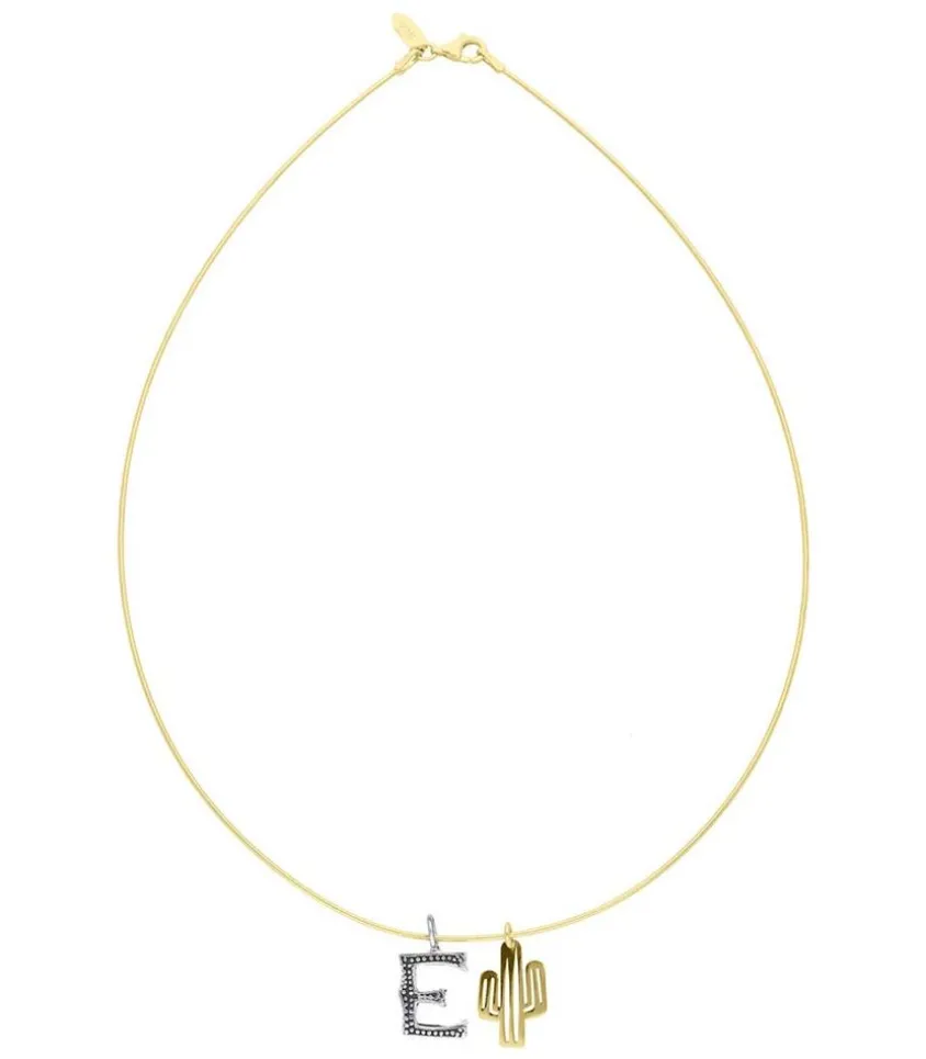 Collier Tour De Cou Lettre Cactus