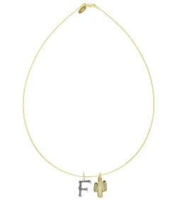 Collier Tour De Cou Lettre Cactus