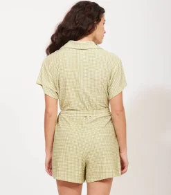 Combishort Ibiza Vichy Vert