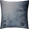Coussin Cachemire Et Laine 50 X 50 Cm Bleu Gris