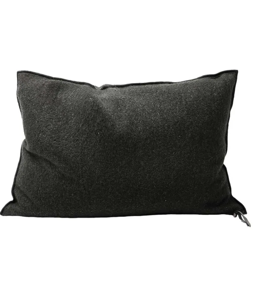 Coussin Vice Versa Toile Bouclette 40 X 60 Cm