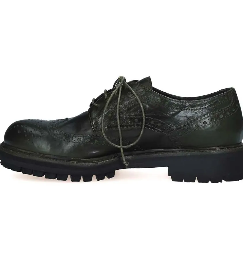 Derbies Chiesa Cuir Kaki