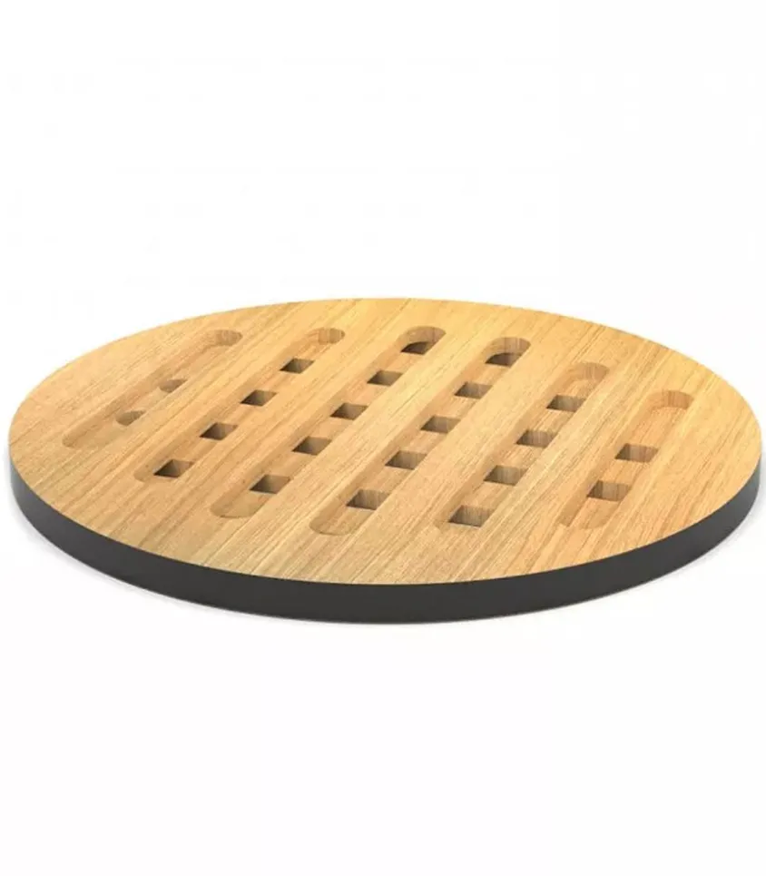 Dessous De Plat En Bambou Graphite