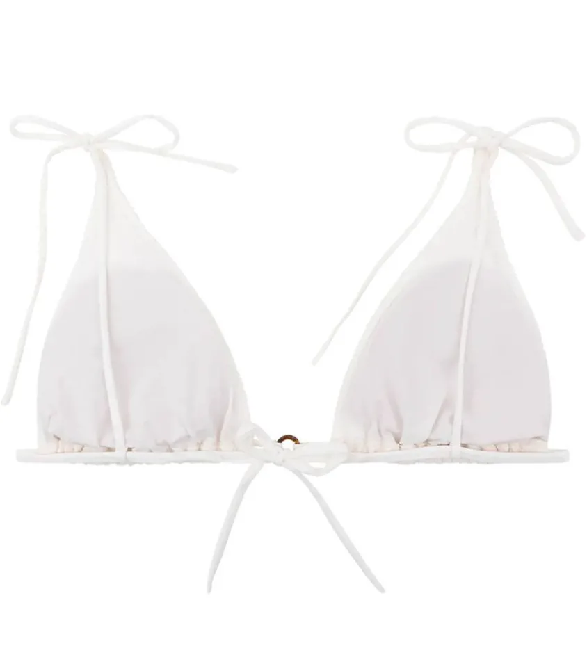 Haut De Bikini Triangulaire Jolly Off White