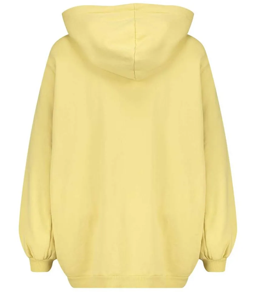Hoodie Super Oversized Soft Yellow X Jane De Boy