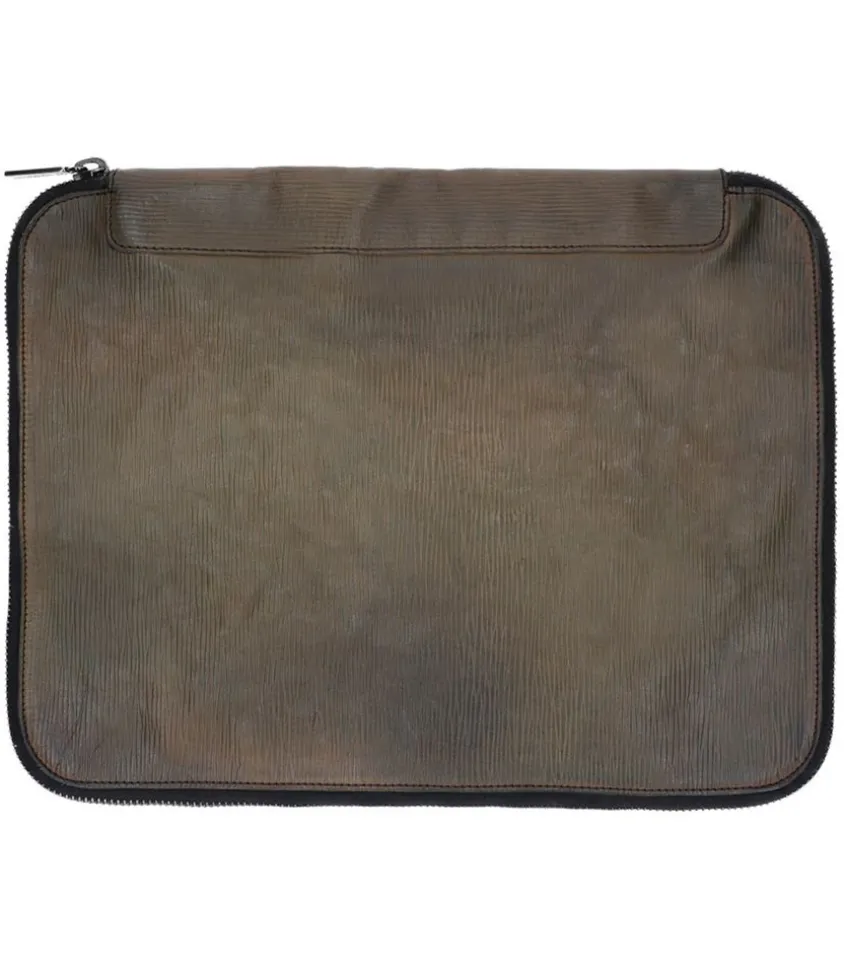 Housse Ordinateur Manhattan En Cuir Military