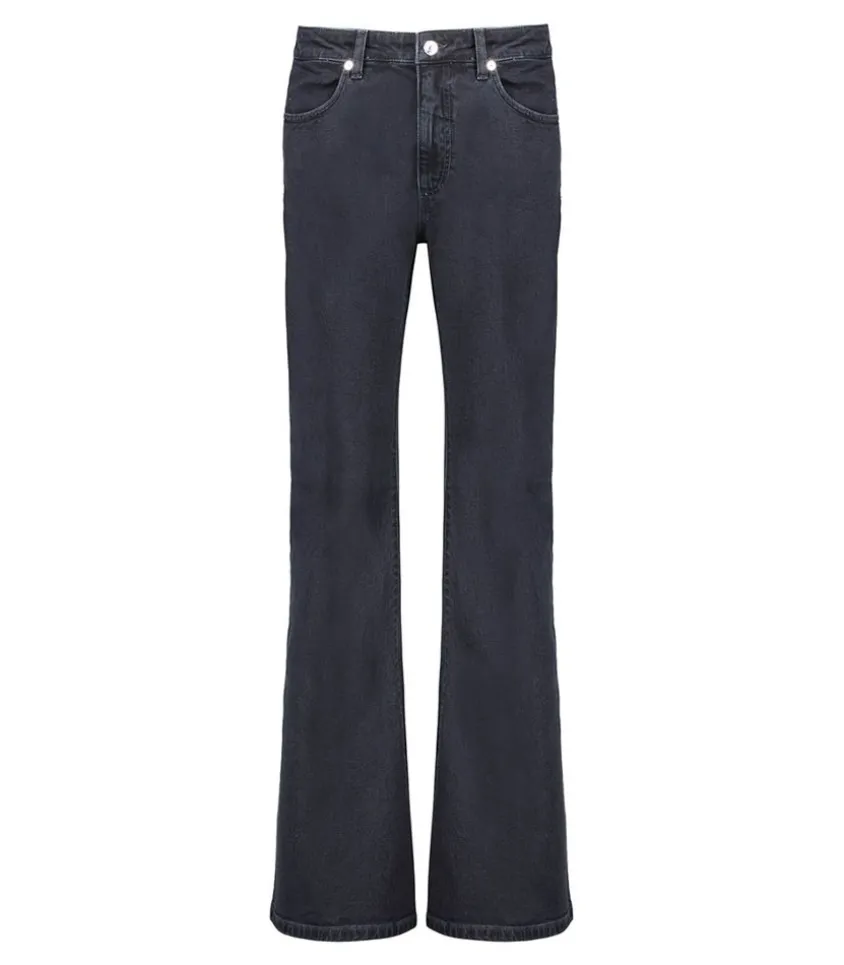 Jean Emily High Flared Noir Delave