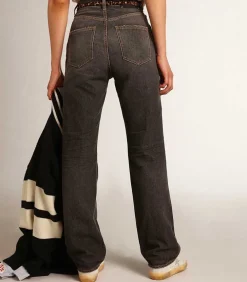 Jean Journey Frida Noir Stonewashed