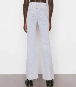 Jean Le High Flare Rayures