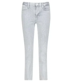 Jean Le High Straight Rayures