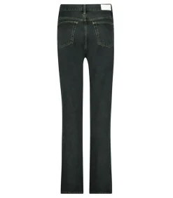 Jean 90S High Rise Loose Evergreen Dipped