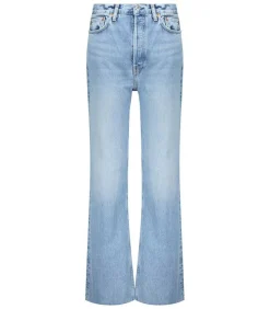 Jean 70S Ultra High Rise Wide Leg Denim Clair