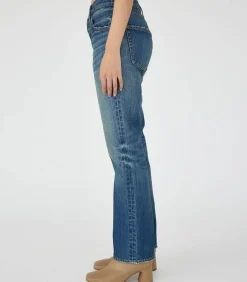 Jean Walnut Straight Dark Blue