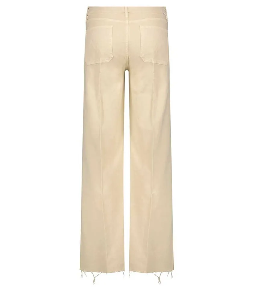 Jean Wideleg The Patch Pocket Roller Fray Chalk Tapioca