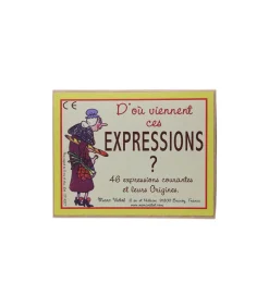 Jeu De Cartes "D'Ou Viennent Ces Expressions ?"